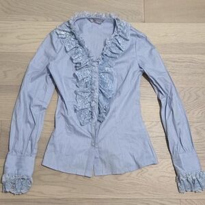 Max Mara Ruffle Blouse